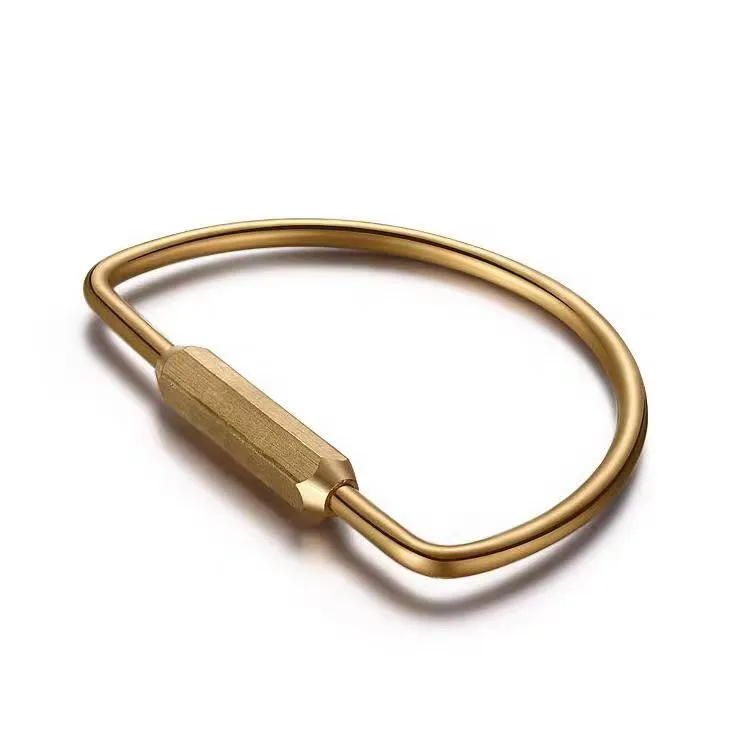 Custom Screw Lock Key Rings Manufacturer | Solid Brass & Steel