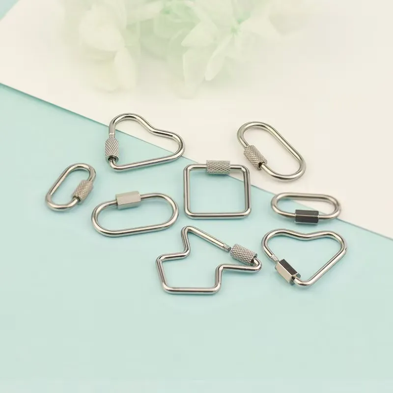 Custom Screw Lock Key Rings Manufacturer | Solid Brass & Steel