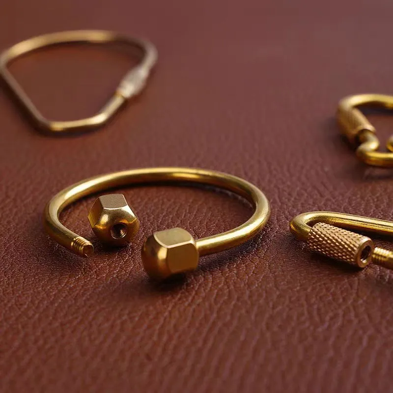 Key Rings That Lock Custom Screw Lock Key Rings Manufacturer | Solid Brass & Steel